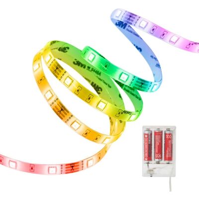 Fita LED RVB 1M Recarregável Xanlite LSAK1PIRVB Fita LED RVB 1M Recarregável Xanlite LSAK1PIRVB