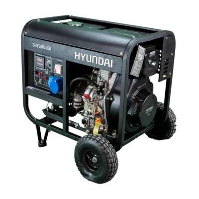 Gerador Diesel Monofásico 5kW Hyundai DHY6000LEK Gerador Diesel Monofásico 5kW Hyundai DHY6000LEK