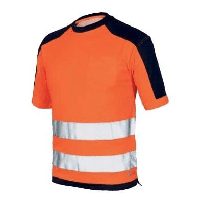 T-Shirt bicolor Laranja / Azul Industrial Starter 08186047 XXXL T-Shirt bicolor Laranja / Azul Industrial Starter 08186047 XXXL
