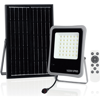 Ayerbe 100W Refletor Solar - Projetores LED Solares Ayerbe 100W Refletor Solar - Projetores LED Solares