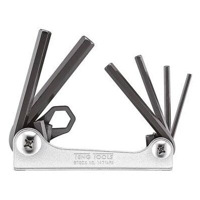 Teng Tools Jogo de Chaves Allen Hexagonais Retráteis 6Pcs 1471AFA Teng Tools Jogo de Chaves Allen Hexagonais Retráteis 6Pcs 1471AFA