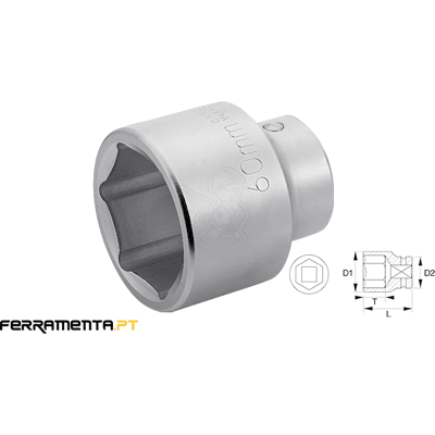 Chave de Caixa Hexagonal 1" 63mm Bahco 9500SM-63 Chave de Caixa Hexagonal 1" 63mm Bahco 9500SM-63