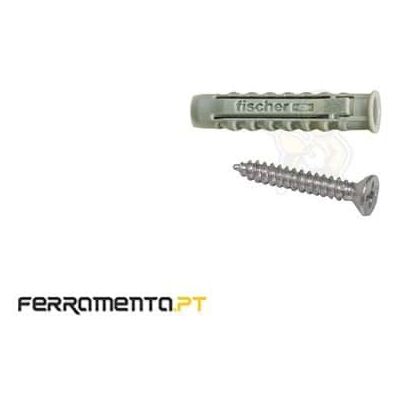 Parafuso com Bucha 6mm Fischer 514961 Parafuso com Bucha 6mm Fischer 514961