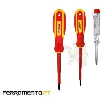 Set Chaves de Fenda 1000V 3Pcs Hyundai 59401 Set Chaves de Fenda 1000V 3Pcs Hyundai 59401