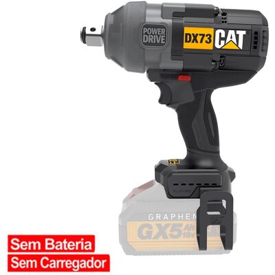 Caterpillar Chave de Impacto 18V 1700N.m Cat DX73B Caterpillar Chave de Impacto 18V 1700N.m Cat DX73B