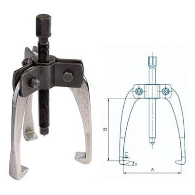 Extractor De 3 Garras Oscilantes 80x80 Forza FZ2741T Extractor De 3 Garras Oscilantes 80x80 Forza FZ2741T