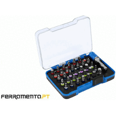 Jogo de Bits 36Pcs Hyundai HY59406 Jogo de Bits 36Pcs Hyundai HY59406