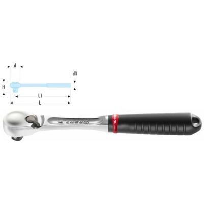 Facom SL.161PB Chave de catraca com cabeça de pera selada 1/2'' - Chave de catraca Facom SL.161PB Chave de catraca com cabeça de pera selada 1/2'' - Chave de catraca