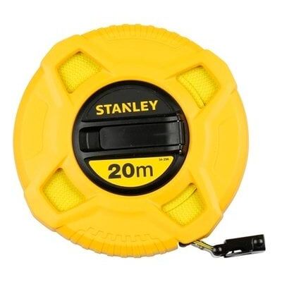Fita Métrica 20m Fibra de Vidro Caixa Fechada Stanley 0-34-296 Fita Métrica 20m Fibra de Vidro Caixa Fechada Stanley 0-34-296