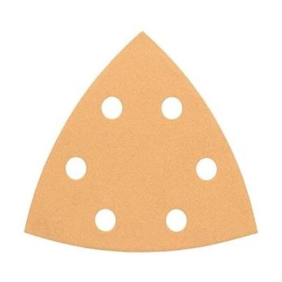 Bosch Modelo 2608900827 Folha de lixa triangular Grão 120 - Acessório para lixadeira Bosch Modelo 2608900827 Folha de lixa triangular Grão 120 - Acessório para lixadeira