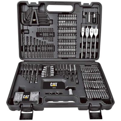 Caterpillar Conjunto de Brocas e Pontas de Aparafusar 201pcs CAT DA01903 Caterpillar Conjunto de Brocas e Pontas de Aparafusar 201pcs CAT DA01903