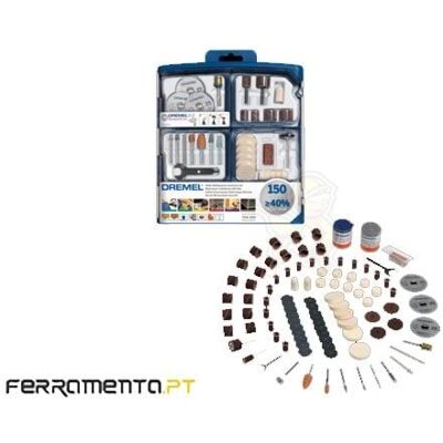 Conjunto de Acessórios de Multifunções com 150 Peças Dremel 2615S724JA Conjunto de Acessórios de Multifunções com 150 Peças Dremel 2615S724JA