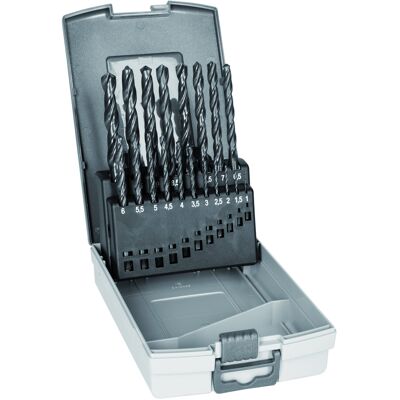 Bahco 4515-Set-19 Conjunto de brocas HSS-R - Alta elasticidade, 1-8mm Bahco 4515-Set-19 Conjunto de brocas HSS-R - Alta elasticidade, 1-8mm