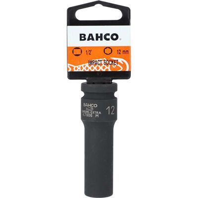 Chaves de caixa de impacto profundas quadradas de 1/2" com perfil sextavado de 21 mm e acabamento em fosfato Bahco SBK7806M-21 Chaves de caixa de impacto profundas quadradas de 1/2" com perfil sextavado de 21 mm e acabamento em fosfato Bahco SBK7806M-21