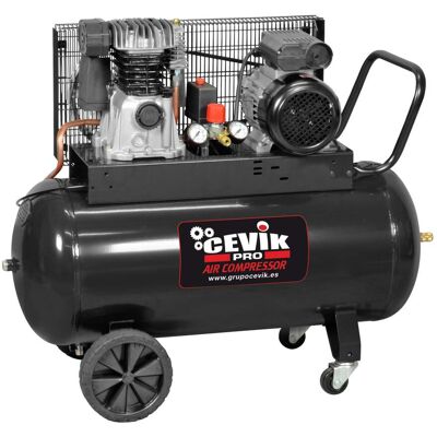 Compressor correia 100l 3hp 230v cevik pro ca-pro100-3mf Compressor correia 100l 3hp 230v cevik pro ca-pro100-3mf