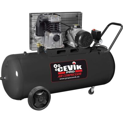 Compressor correia 200l 3hp 230v cevik pro ca-pro200-3mf Compressor correia 200l 3hp 230v cevik pro ca-pro200-3mf