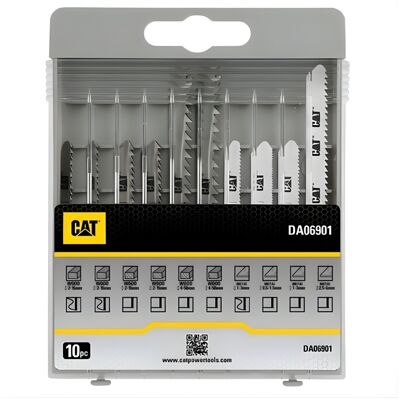Caterpillar Kit 10 Lâminas Madeira e Metal P/ Tico-tico CAT DA06901 Caterpillar Kit 10 Lâminas Madeira e Metal P/ Tico-tico CAT DA06901