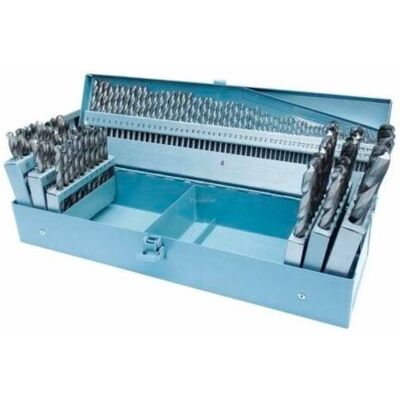 Conjunto de brocas Holzmann SPS118 - 118 peças, caixa metálica, 1-13mm Conjunto de brocas Holzmann SPS118 - 118 peças, caixa metálica, 1-13mm