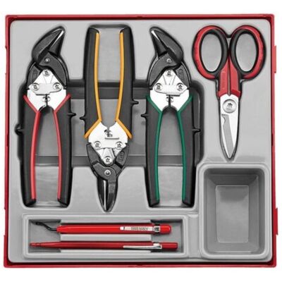 Conjunto de ferramentas de corte industrial TT2 6 peças Teng Tools D-CT06 Conjunto de ferramentas de corte industrial TT2 6 peças Teng Tools D-CT06