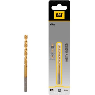 Caterpillar Broca Para Metal HSS 5x86mm Cat DA02007 Caterpillar Broca Para Metal HSS 5x86mm Cat DA02007