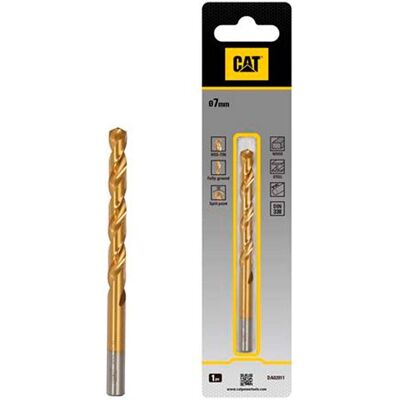 Caterpillar Broca Para Metal HSS 7x109mm Cat DA02011 Caterpillar Broca Para Metal HSS 7x109mm Cat DA02011