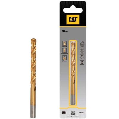 Caterpillar Broca Para Metal HSS 8x117mm Cat DA02012 Caterpillar Broca Para Metal HSS 8x117mm Cat DA02012