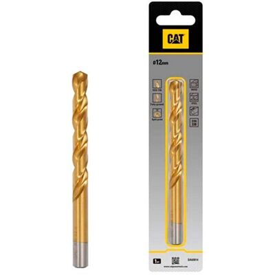 Caterpillar Broca Para Metal HSS 12x151mm Cat DA02014 Caterpillar Broca Para Metal HSS 12x151mm Cat DA02014