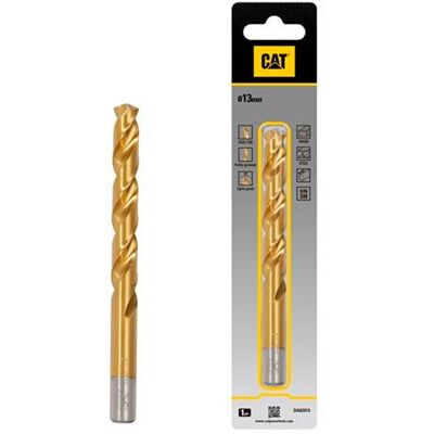 Caterpillar Broca Para Metal HSS 13x151mm Cat DA02015 Caterpillar Broca Para Metal HSS 13x151mm Cat DA02015