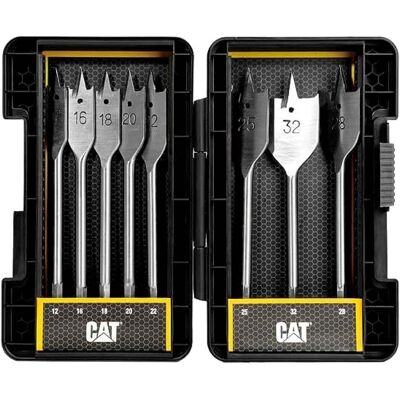 Caterpillar Brocas de Pua para Madeira 8 Peças CAT DA05901 Caterpillar Brocas de Pua para Madeira 8 Peças CAT DA05901