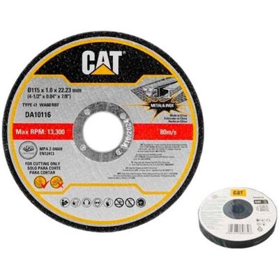 Caterpillar Disco Abrasivo e Corte Metal & Inox 10Un CAT DA10115 Caterpillar Disco Abrasivo e Corte Metal & Inox 10Un CAT DA10115