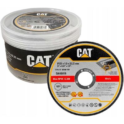Caterpillar Disco Abrasivo e Corte Metal & Inox 10Un CAT DA10119 Caterpillar Disco Abrasivo e Corte Metal & Inox 10Un CAT DA10119
