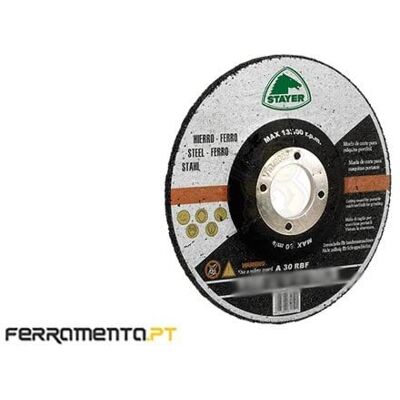 Stayer Iberica - disco de corte padrão ferro ø 230 x 3 x 22 mm - 50. 346/8110.9 Stayer Iberica - disco de corte padrão ferro ø 230 x 3 x 22 mm - 50. 346/8110.9