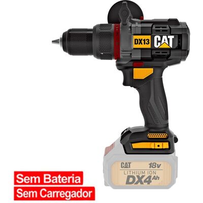 Caterpillar Aparafusadora de Impacto 18V 13mm 80N.m Cat DX13B Caterpillar Aparafusadora de Impacto 18V 13mm 80N.m Cat DX13B