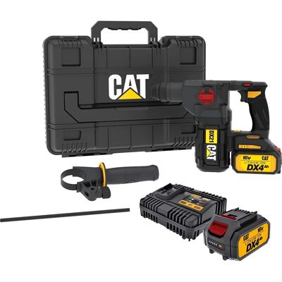 Caterpillar Martelo Perfurador SDS 18V - 5 Funções Cat DX21 Caterpillar Martelo Perfurador SDS 18V - 5 Funções Cat DX21