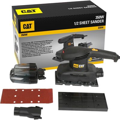 Caterpillar Lixadora 1/2 Folha 350W Cat DX44 Caterpillar Lixadora 1/2 Folha 350W Cat DX44