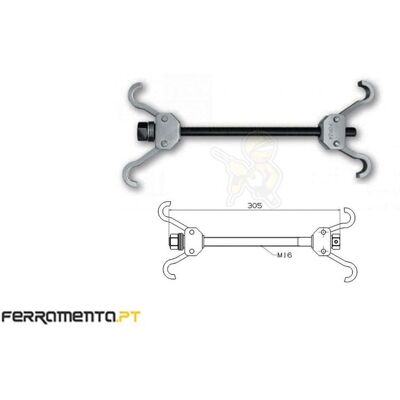 Extrator de Molas 305mm Forza 5091 Extrator de Molas 305mm Forza 5091
