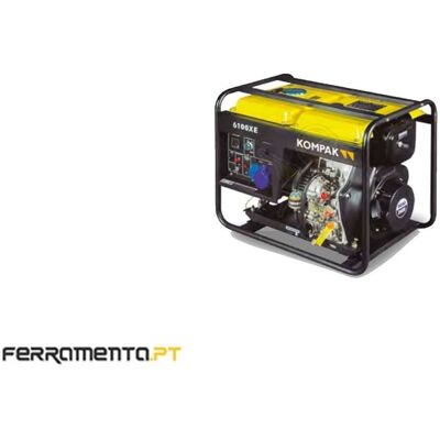 Gerador Diesel Monofásico 5 Kw Kompak K6100XE Gerador Diesel Monofásico 5 Kw Kompak K6100XE