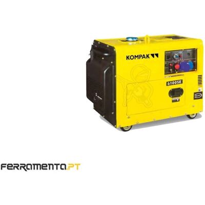 Gerador Monofásico Insonorizado Diesel Kompak K6100SE Gerador Monofásico Insonorizado Diesel Kompak K6100SE