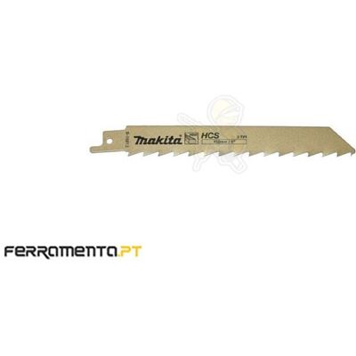 Lâminas p/ Serra Sabre HCS 152 TPI-3 5UN Makita B-16813 Lâminas p/ Serra Sabre HCS 152 TPI-3 5UN Makita B-16813