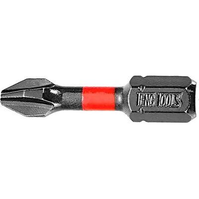 Ponta de Impacto 1/4" PH1 × 1 (30 mm) Teng Tools PHP3000101 Ponta de Impacto 1/4" PH1 × 1 (30 mm) Teng Tools PHP3000101