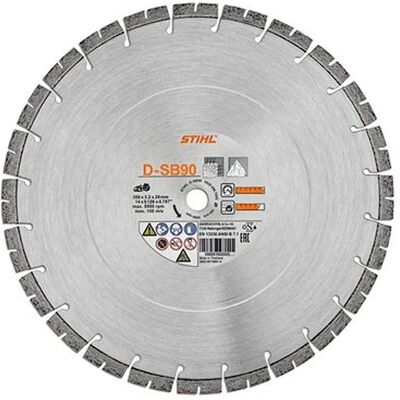 Disco Diamante para Betão D-BA90 400mm Stihl 08350947014 Disco Diamante para Betão D-BA90 400mm Stihl 08350947014