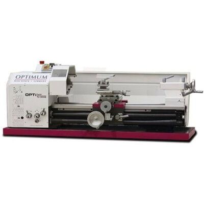 Torno Mecânico 400V 1,1kW Optimum TU3008 Torno Mecânico 400V 1,1kW Optimum TU3008