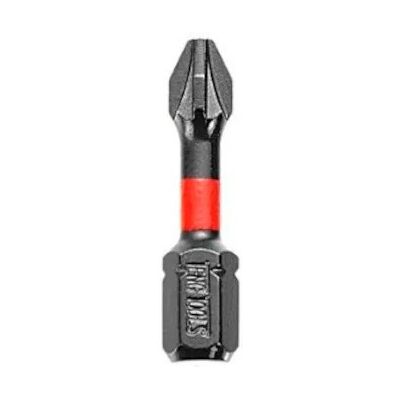Ponta de Aparafusar de Impacto 1/4" PZ2 × 1 89 mm Teng Tools PZP8900201 Ponta de Aparafusar de Impacto 1/4" PZ2 × 1 89 mm Teng Tools PZP8900201