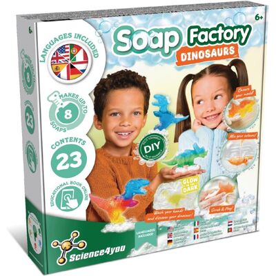 Fábrica de Sabonetes Dinos Brinquedo Educativo para 8 anos Science4you Fábrica de Sabonetes Dinos Brinquedo Educativo para 8 anos Science4you