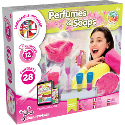 Fábrica de Perfumes e Sabonetes Brinquedos Educativos Science4you Fábrica de Perfumes e Sabonetes Brinquedos Educativos Science4you