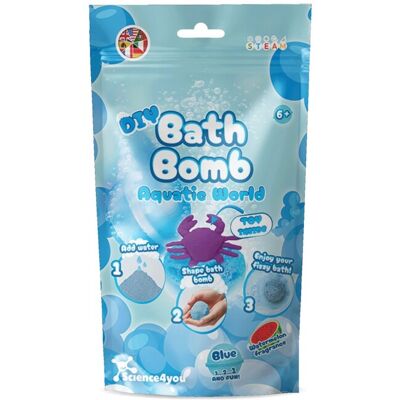 Kit Bombas de Banho Azul Brinquedo Educativo 6 7 8 anos Science4you Kit Bombas de Banho Azul Brinquedo Educativo 6 7 8 anos Science4you