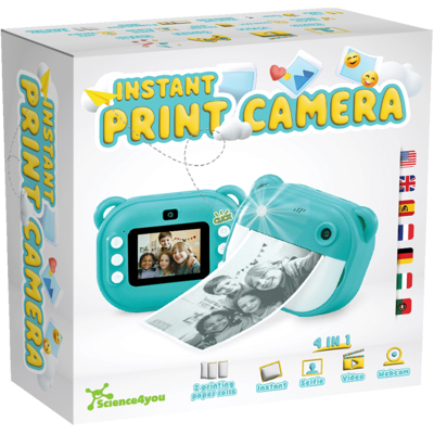 Câmara Fotográfica Instantânea Brinquedos para Crianças Science4you Câmara Fotográfica Instantânea Brinquedos para Crianças Science4you