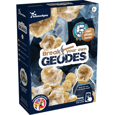 Kit Geodos para Crianças Brinquedos para Crianças 7 8 9 anos Science4you Kit Geodos para Crianças Brinquedos para Crianças 7 8 9 anos Science4you