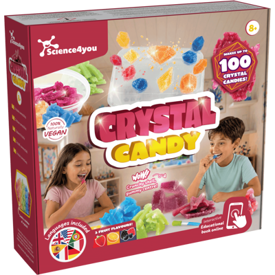 Kit Cristais Comestíveis Science4you Kit Educativo STEM Kit Cristais Comestíveis Science4you Kit Educativo STEM
