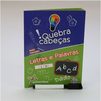 Quebra-Cabeças: Letras e Palavras Science4you Quebra-Cabeças: Letras e Palavras Science4you